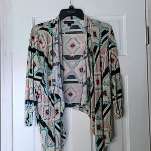 ☀️2 for 10! Aztec/Tribal Print Cardigan, Fits like a Small